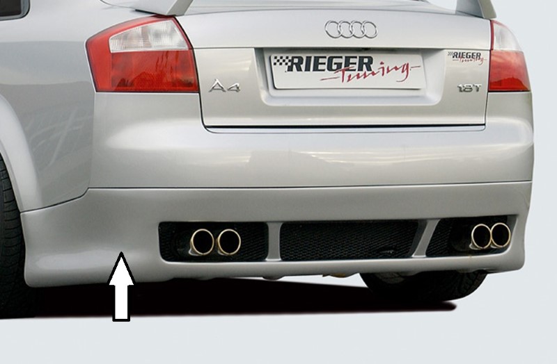 Achterbumper Diffusor aanhanger koppeling Audi A4 8E Avant Rieger