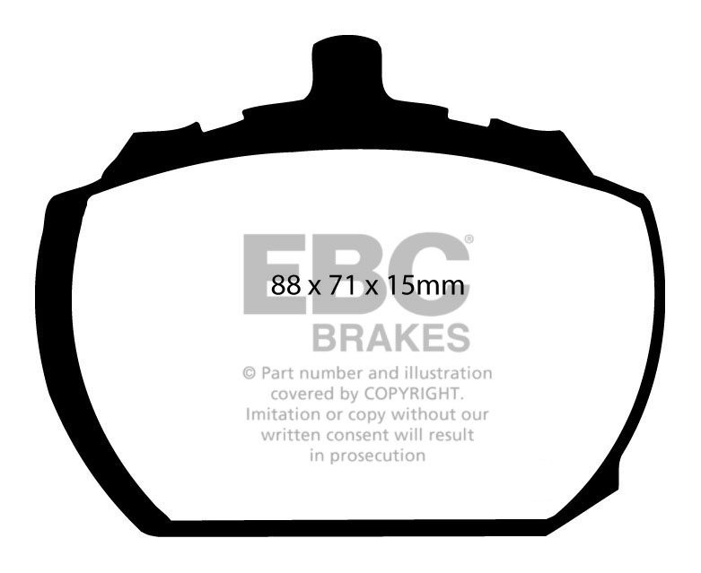 EBC Brakes TRIUMPH Stag 3.0 70-78 Remblokken voorzijde greenstuf