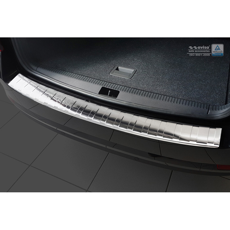 RVS Achterbumperprotector  Skoda Octavia III Kombi Facelift 2017-2020 'Ribs'