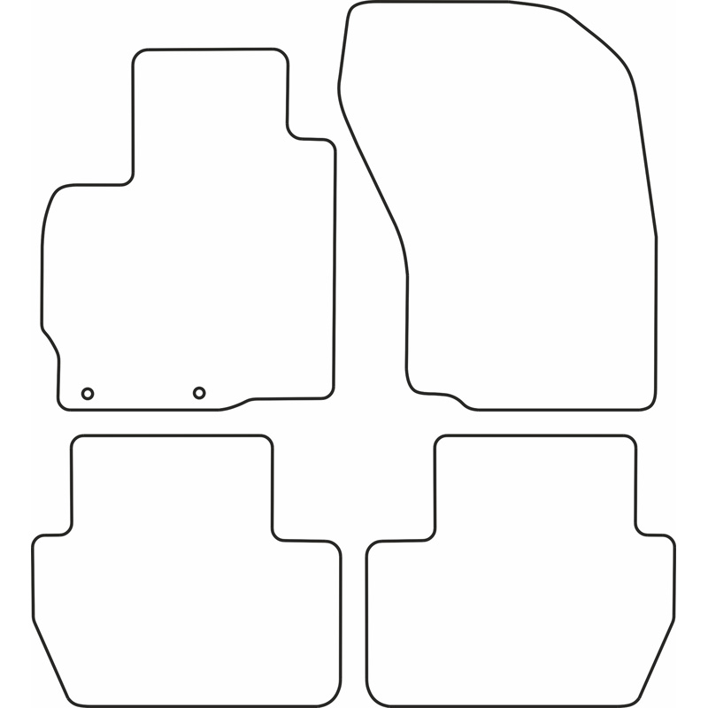 Automatten Velours  Citroen C-Crosser 2007-2012