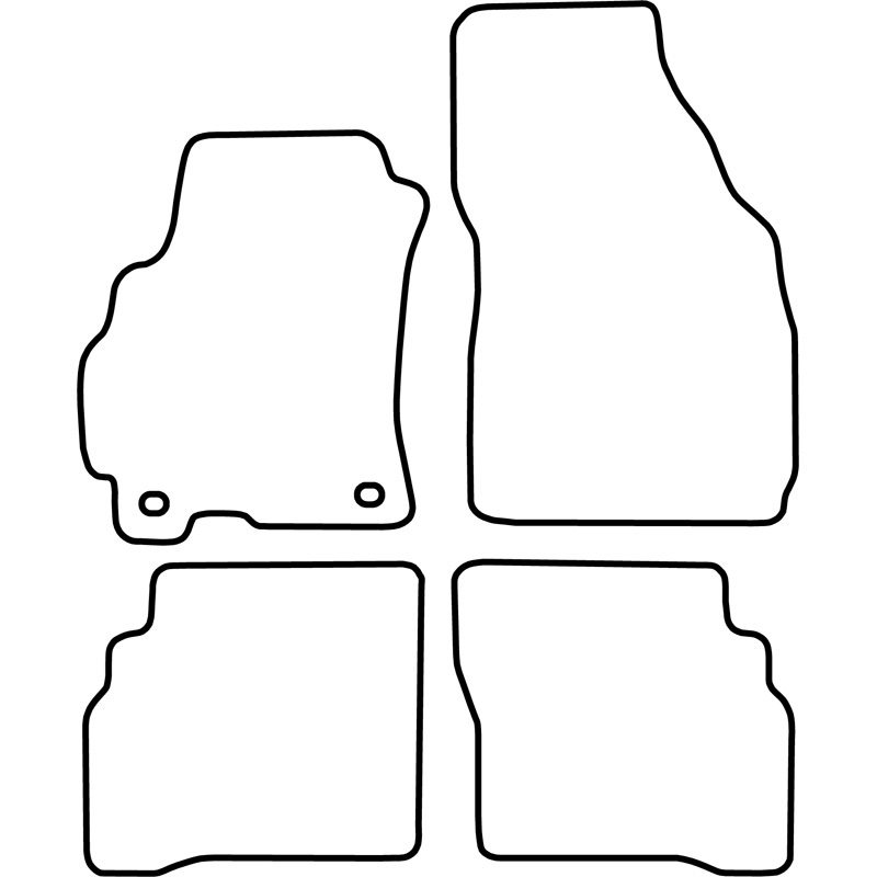 Automatten Velours  Hyundai Atos 2004-2008