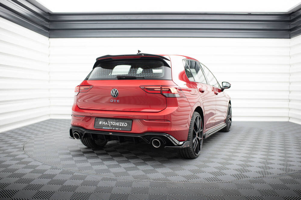 Diffuser VW Golf GTE MK8 + Zwarte Uitlaatsierstukken