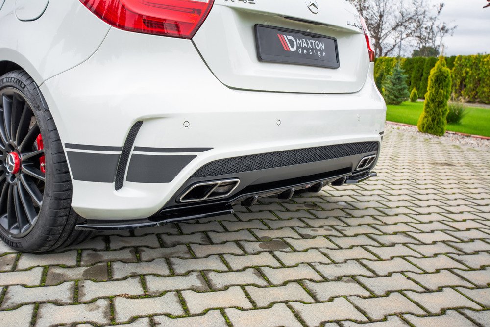 Diffusor Mercedes W176 A45 AMG Glans Zwart
