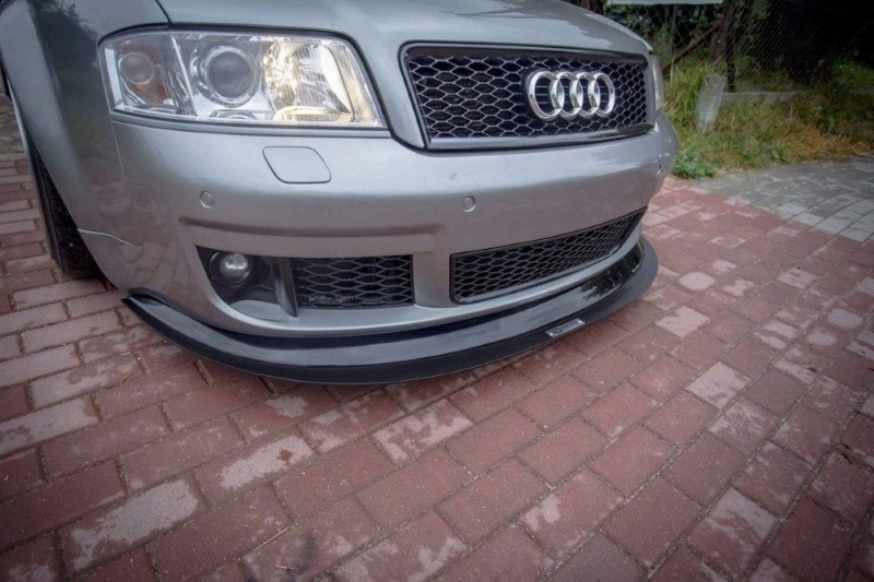Hybride Voorspoiler Audi RS6 C5 Glanzend Zwart