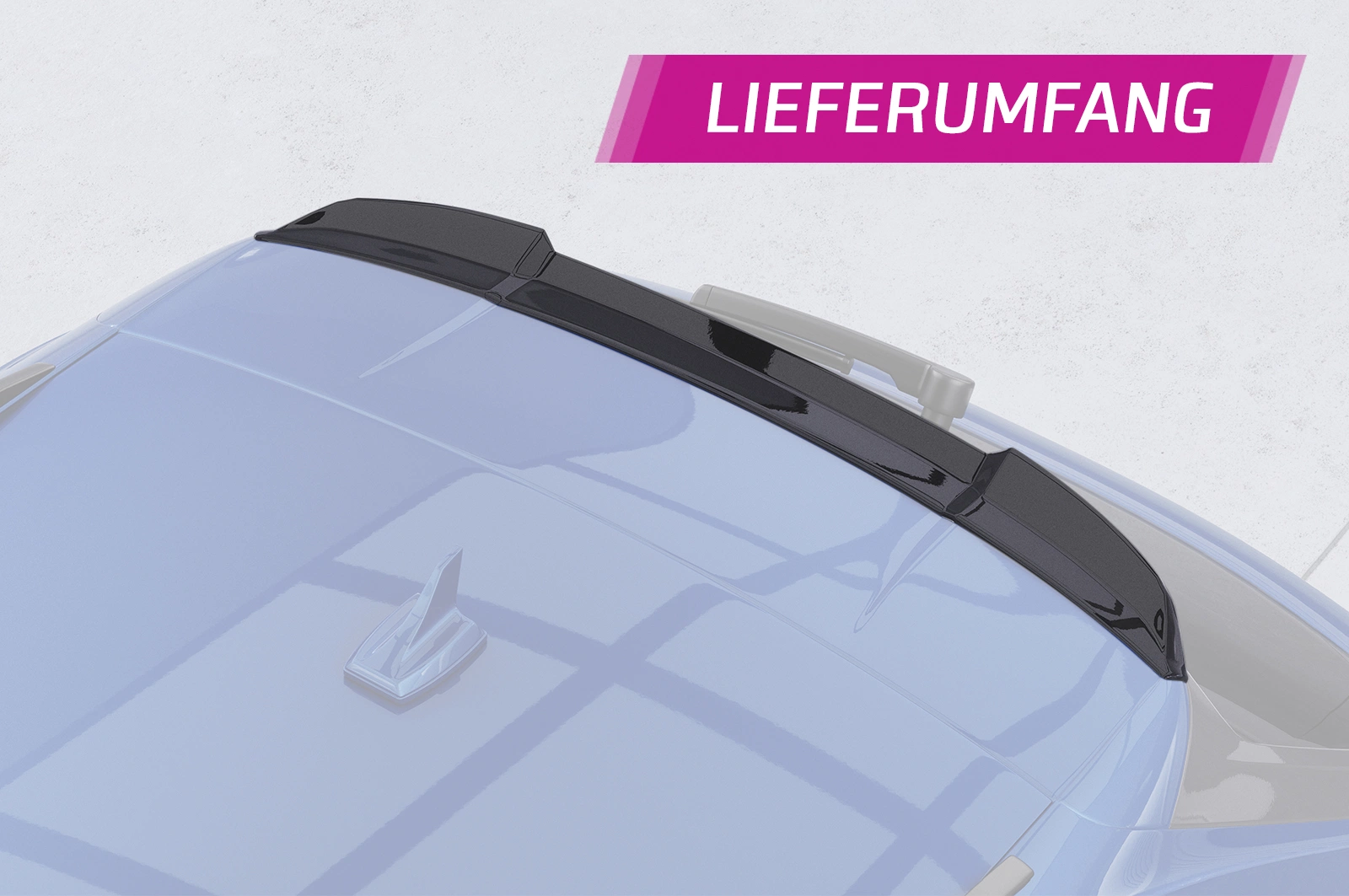Achterspoiler Audi A4 B9 (Typ 8W) Avant – Glans Zwart (2015–)