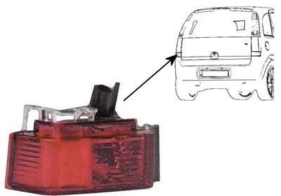mistachterlicht, links,-01/2006 Opel Meriva, 2003-2010