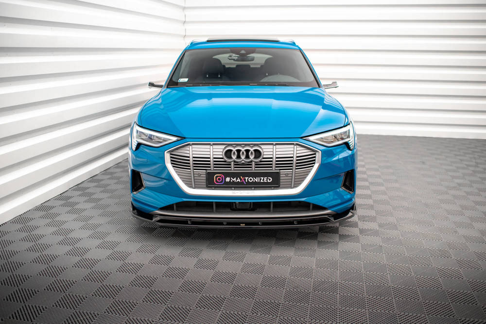 Voorspoiler Audi E-Tron Maxton Glans Zwart V.2