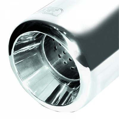 Einddemper Fiat Panda 100hp 2003-2012 RVS eindstuk 100mm rond