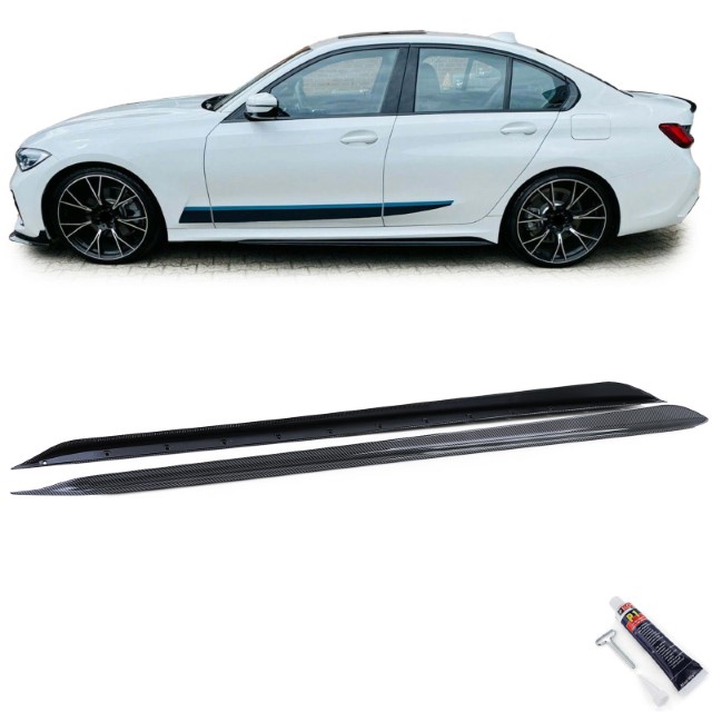 Zijskirts BMW 3 Serie G20 Sport Carbon Look
