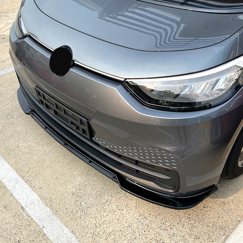 Voorspoilerlip  Volkswagen ID.3 2020- (Glanzend Zwart ABS)