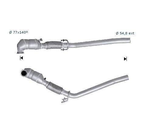VW PASSAT V 1.9TDI 1896 cc 77 Kw / 105 cv BXE Magnaflow CAT Bouw