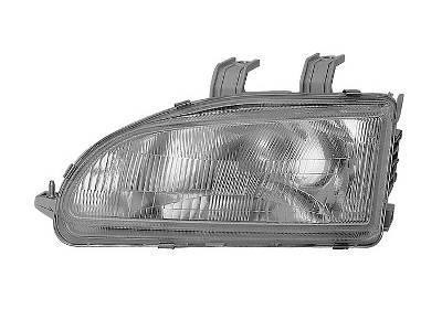 koplamp, H4, elektr verstelb, rechts Honda Civic, 1991-1995, 3 d
