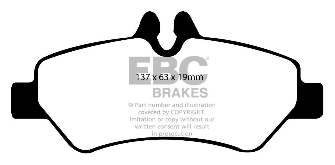 EBC Brakes MERCEDES BEDRIJFSWAGEN Sprinter 309D 2.1 TD 2006-.. R