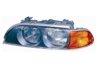 koplamp, Hella, H7+HB3, oranje knipper, links,-09/2000 BMW 5 ser