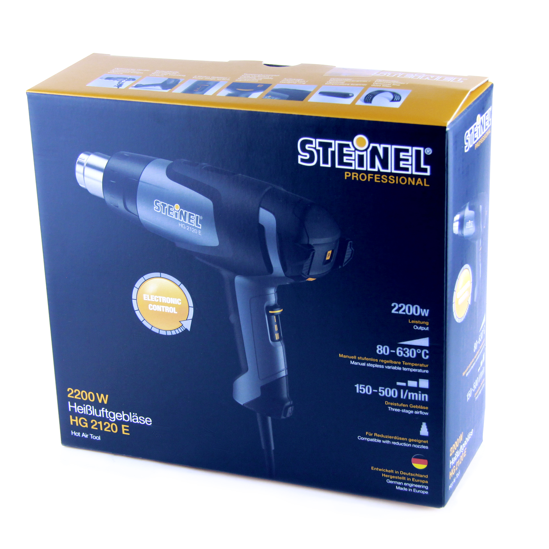 Hete lucht fohn Steinel HG 2120 E Carwrapper Edition