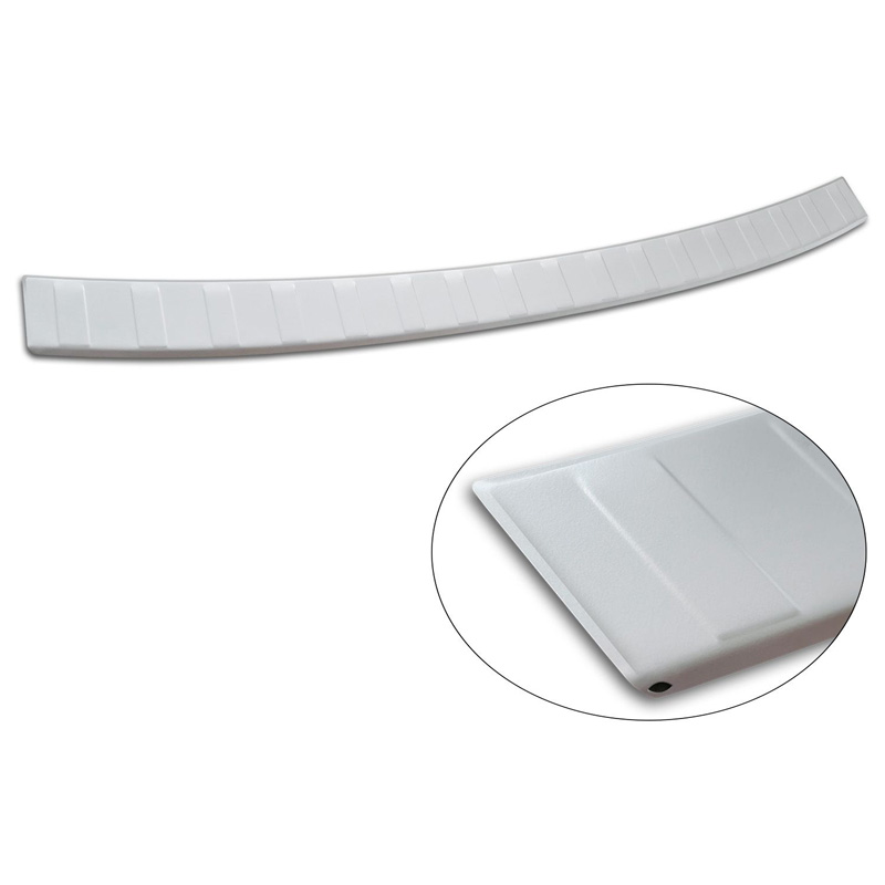 Avisa RVS gepoedercoate Achterbumperprotector  Volvo XC60 II 2017-2021 & FL 2021- incl. R-Design 'Soft Silver'