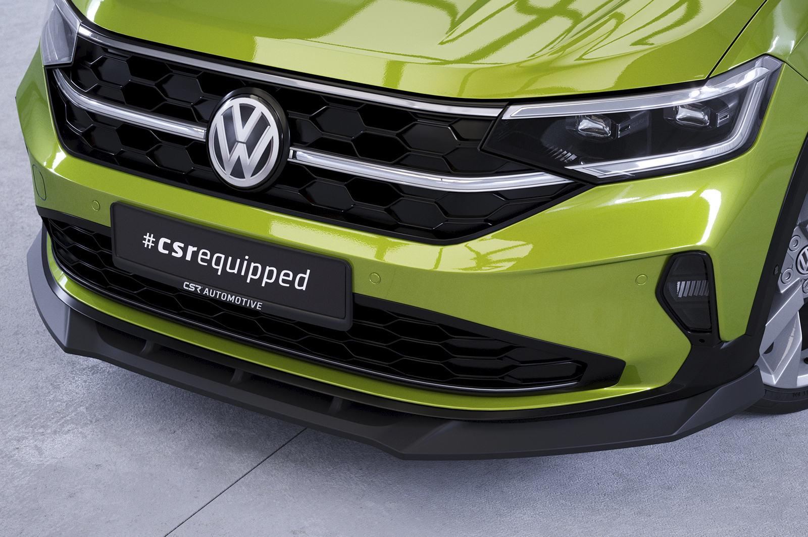 Voorspoiler Volkswagen Taigo CSR Glans Zwart