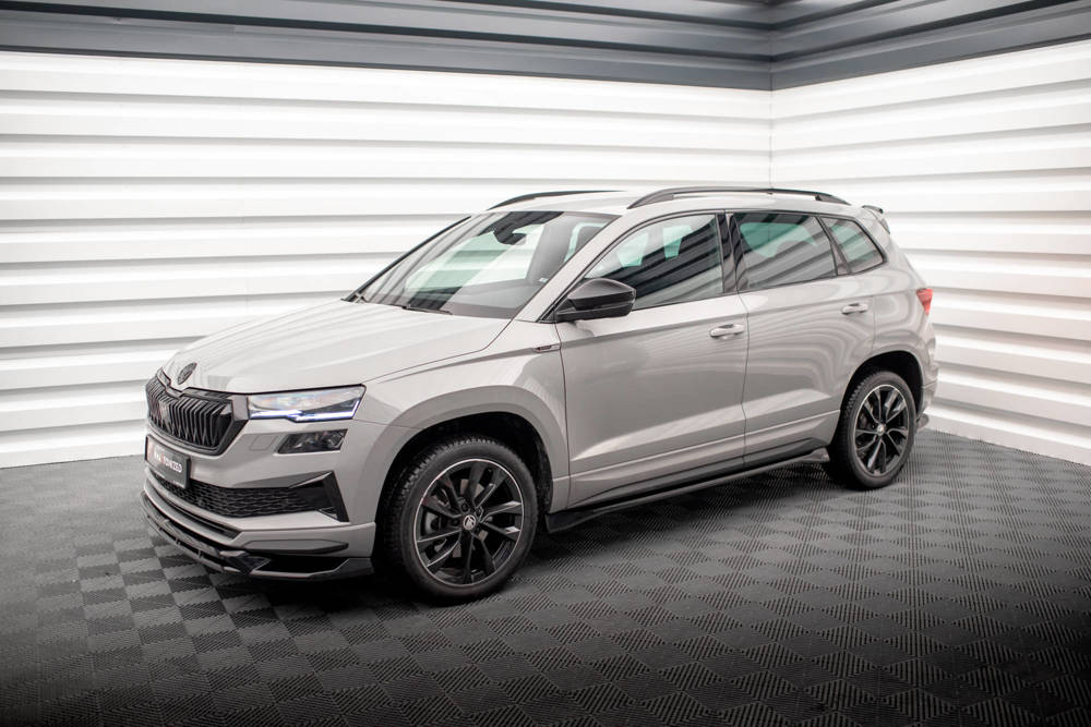 Zijskirts Skoda Karoq Sportline FL Maxton Glans Zwart