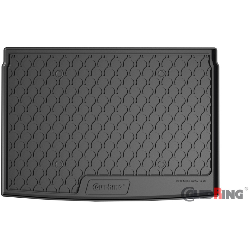 Rubbasol (Rubber) Kofferbakmat  Mercedes B-Klasse W246 2011-2019 (Lage laadvloer)
