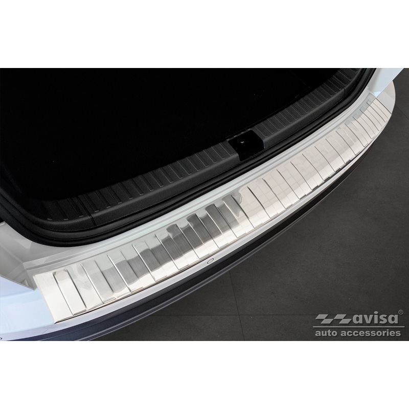 RVS Achterbumperprotector  Skoda Karoq Facelift 2022- + Sportline Facelift 2022- 'Ribs'