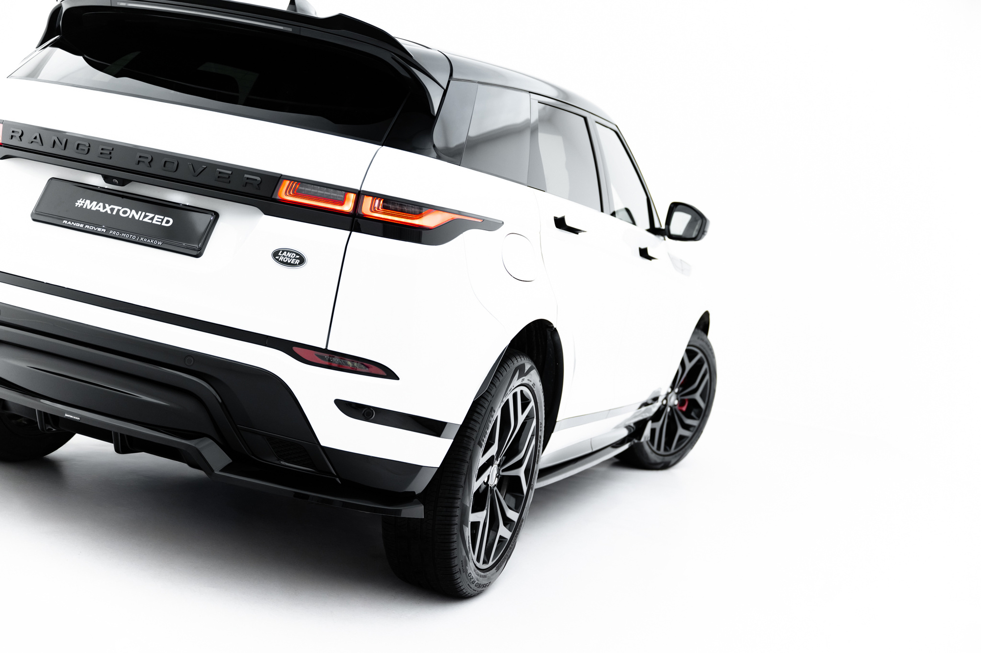 Diffusor Land Rover Range Rover Evoque Dynamic Mk2 (2018–2023) Glans Zwart