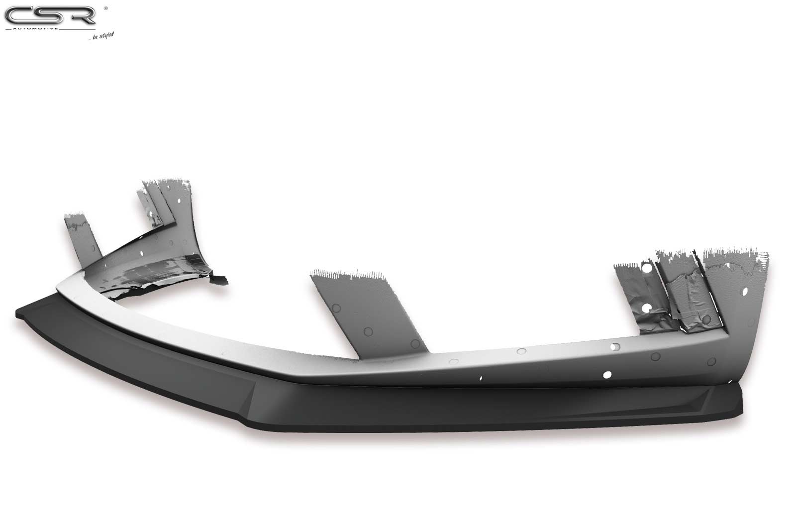 Voorspoiler Skoda Octavia III (5E) RS mat zwart