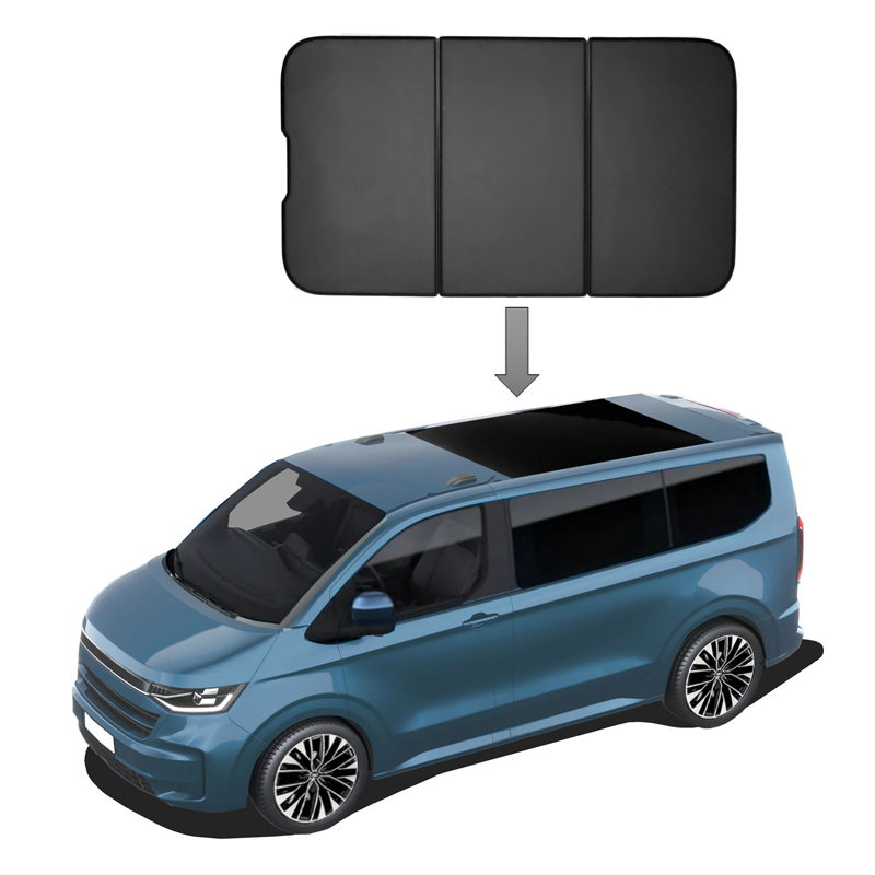 SunClip Panoramadak Zonwering  Volkswagen T7 Caravelle (L1) 2024- & Ford Tourneo Custom (L1) 2023-