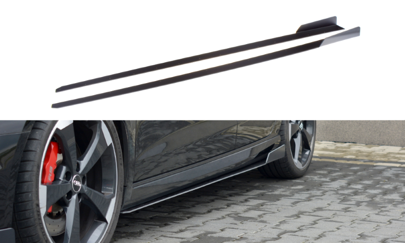 Zijskirts Diffuser V.2 Audi RS3 8V FL Sportback