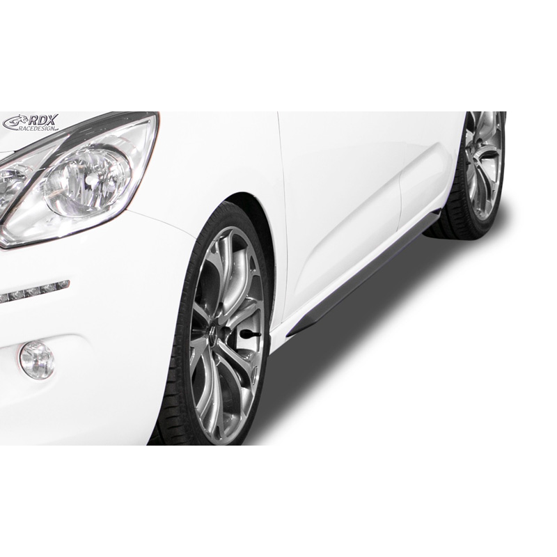 Sideskirts 'Slim'  Citroën C3 2009-2016 (ABS zwart glanzend)