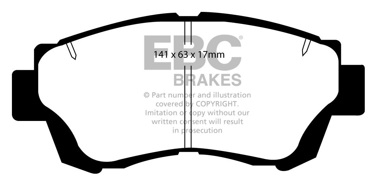 EBC Brakes TOYOTA Celica 2.0 GT (ST202) 93-99 Remblokken voorzij