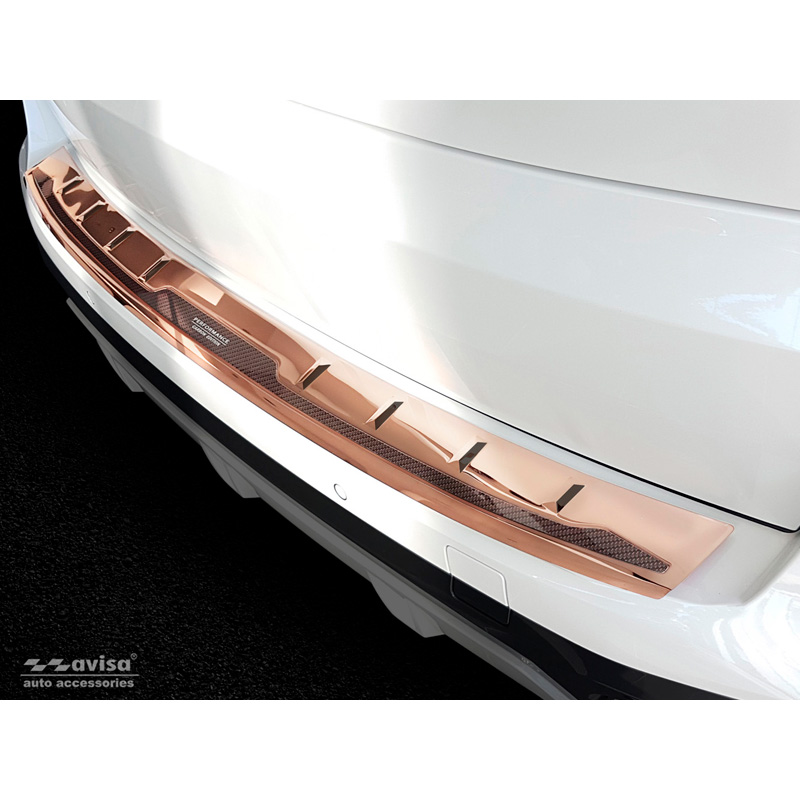 RVS Achterbumperprotector 'Deluxe'  BMW X5 G05 M-Pakket 2018- 'Performance' excl. M-Competition Koper/Koper Carbon