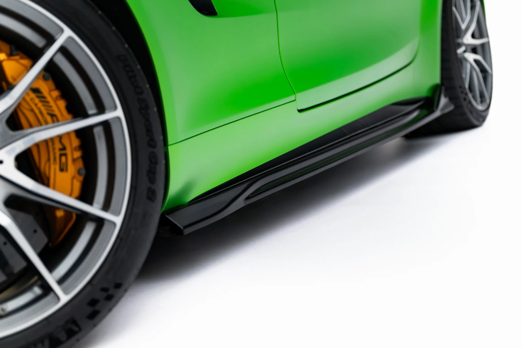Zijskirts Mercedes-AMG GT R C190 Facelift Glans Zwart