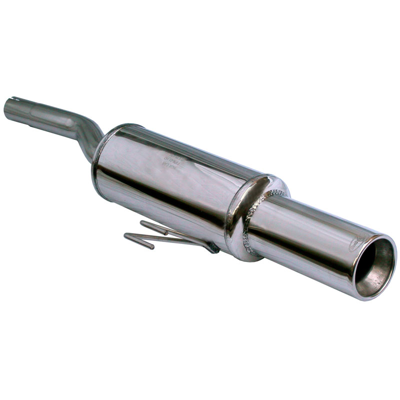 100% RVS Sportuitlaat  Fiat Punto (176) 55 1.1 102mm