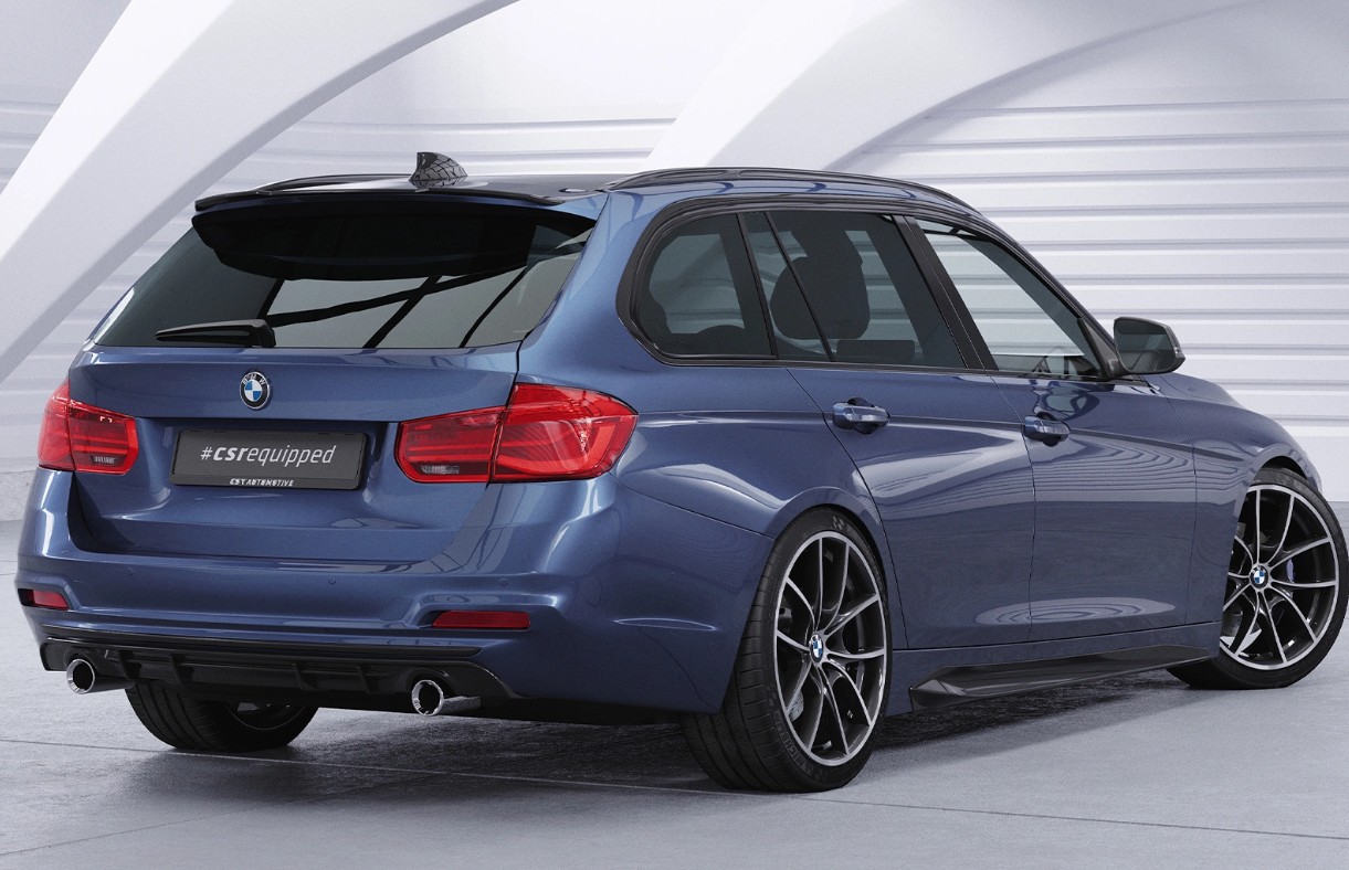 Dakspoiler BMW F31 Touring Glans Zwart