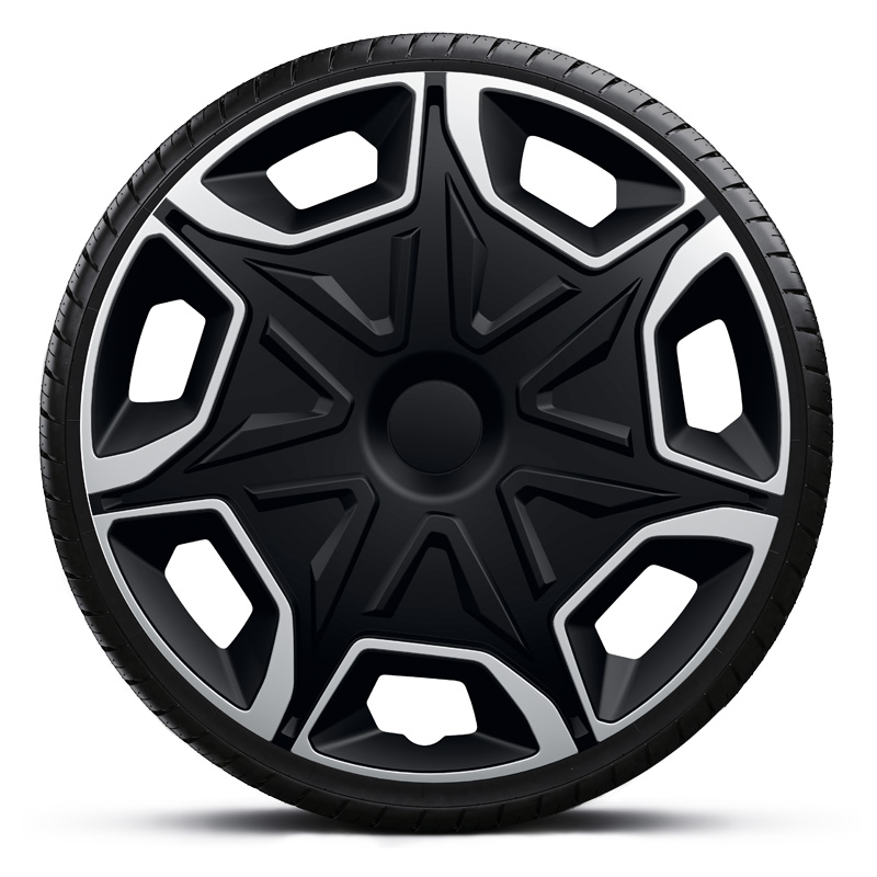 4-Delige Wieldoppenset Blade 16-inch zilver/zwart