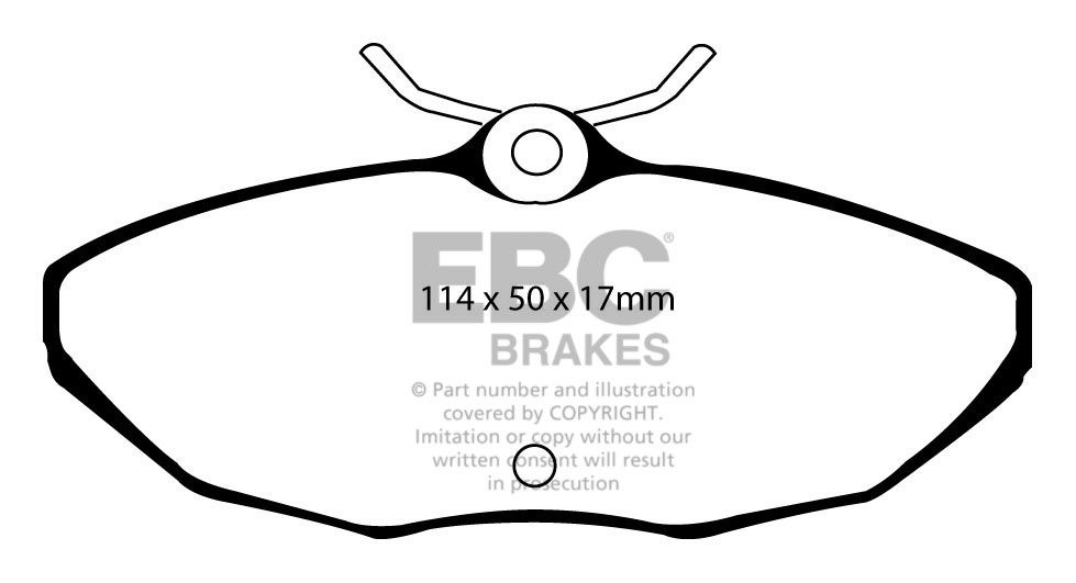 EBC Brakes JAGUAR S-Type 3.0 99-2002 Remblokken achterzijde