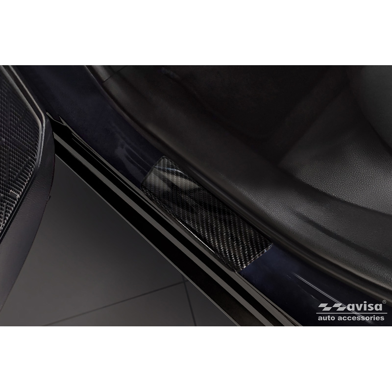 3D Zwart Carbon Instaplijsten  Toyota RAV-4 (5th Gen) 2018- & Suzuki Across 2022- 'Hybrid' 2-delig