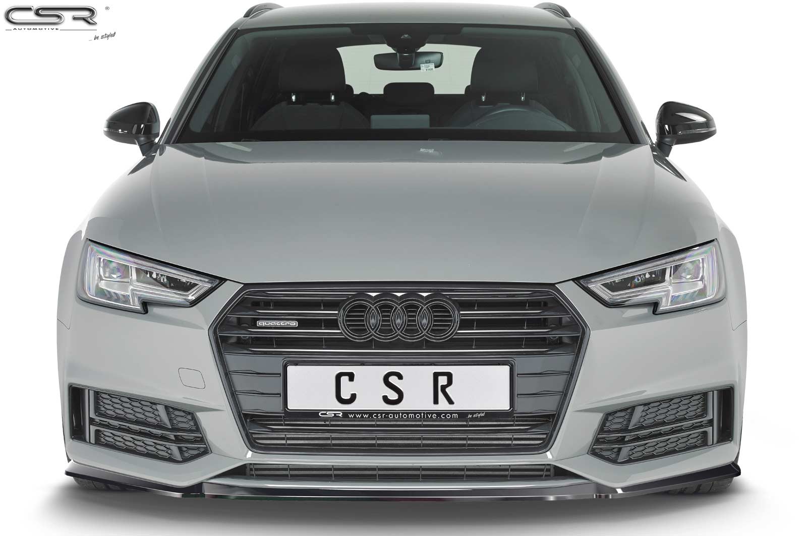 Voorspoiler Audi A4 B9 8W S-Line / S4 B9 8W Carbon look