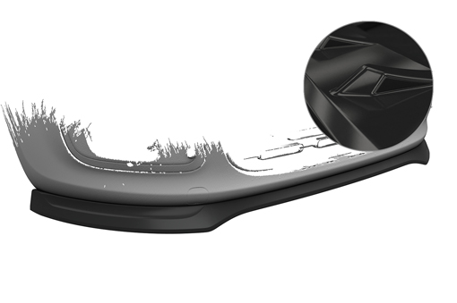 Voorspoiler Fiat Panda 3 (type 312/319)