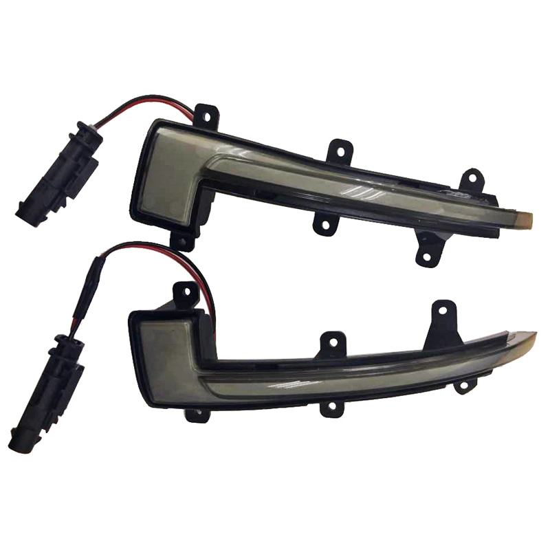 Set LED Zijspiegel-Knipperlichten  Audi TT 2006-2014 & R8 2007-2016 - Rookgrijs - incl. Dynamic Running Light
