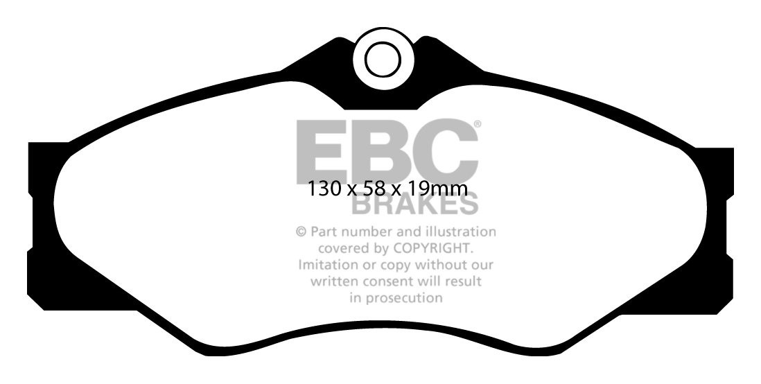 EBC Brakes VW Caravelle 2.0 90-95 Remblokken voorzijde