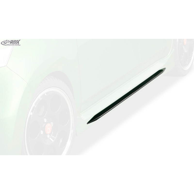 Sideskirts 'Slim'  Daihatsu Materia (ABS zwart glanzend)