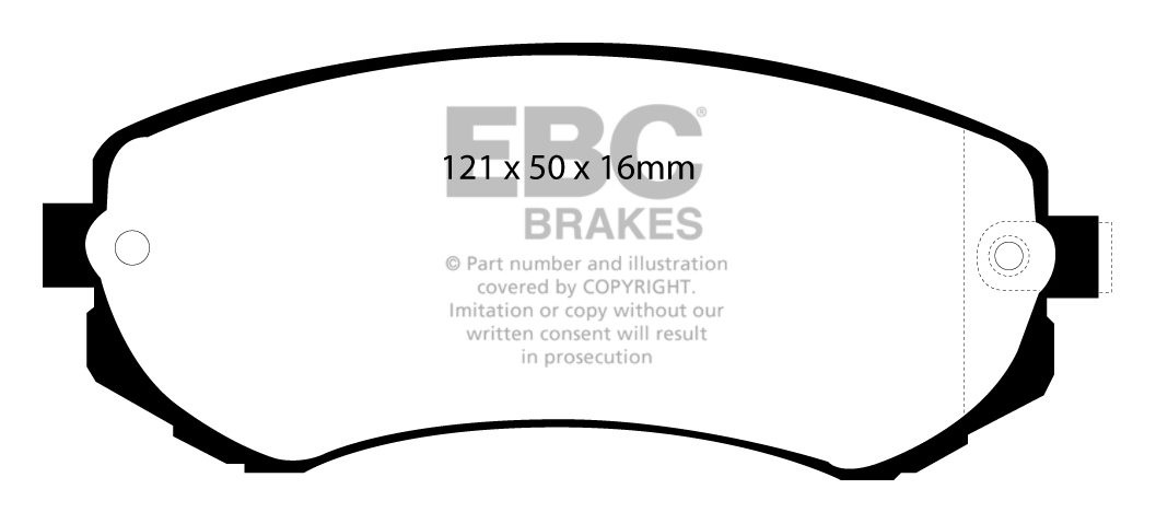 EBC Brakes NISSAN 180SX 1.8 Turbo 90-91 Remblokken voorzijde gre
