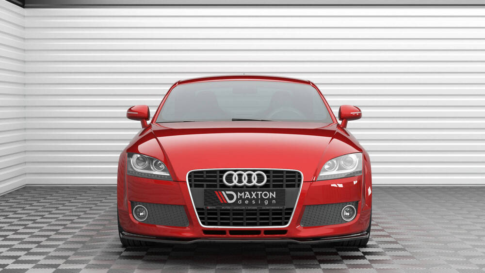 Voorspoiler Audi TT 8J Glanzend Zwart Maxton