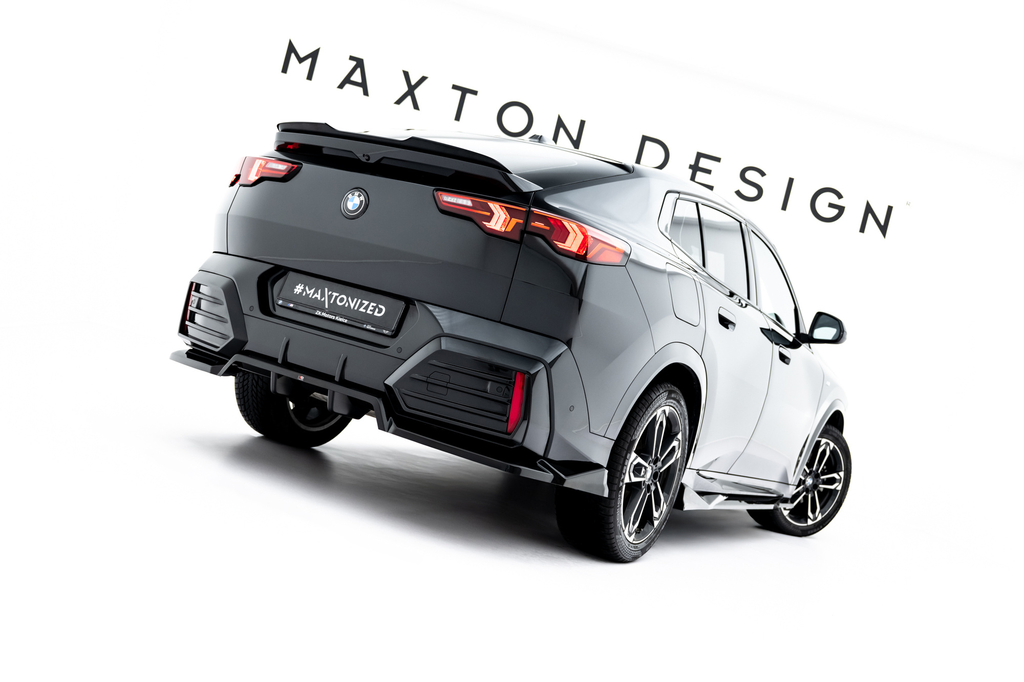 Diffusor BMW X2 M-Pack / iX2 U10 Maxton Glans Zwart