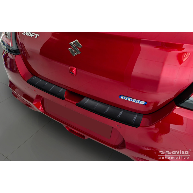 Matzwart RVS Achterbumperprotector  Suzuki Swift VI 2024- 'Ribs'