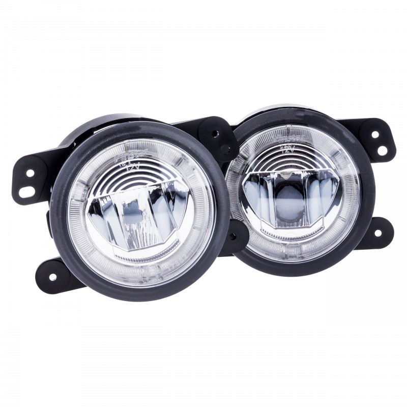 Mistlampen JEEP Wrangler JK TJ LJ (2007-2017) FULL LED Chroom