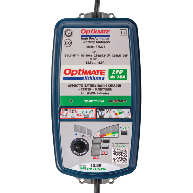 OptiMate Lithium 4s 10-Amp Acculader / tester / onderhouder