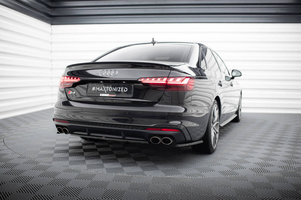 Zijdiffuser Audi S4 B9 FL Maxton Glans Zwart
