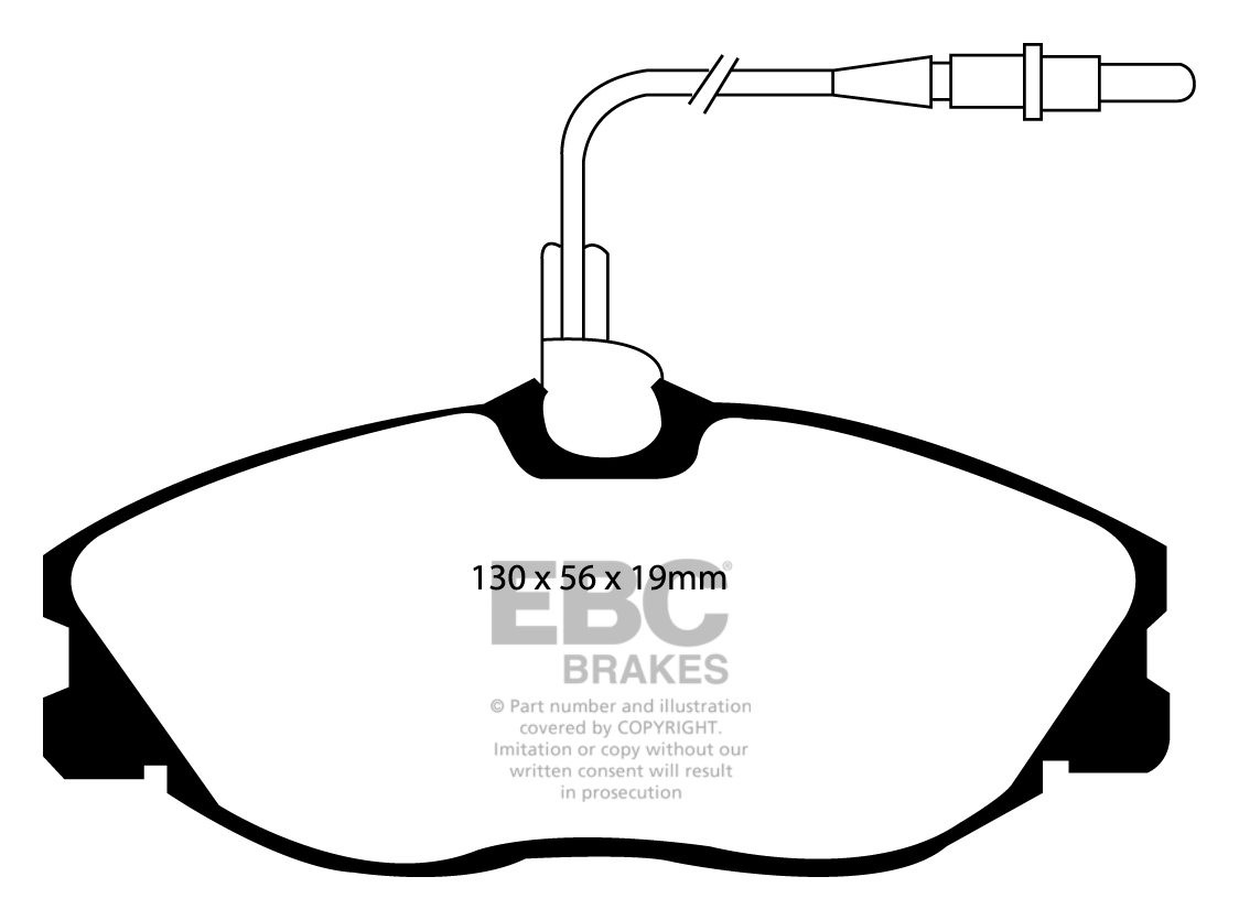 EBC Brakes CITROEN Xsara 2.0 TD (110) 2001-2002 Remblokken voorz